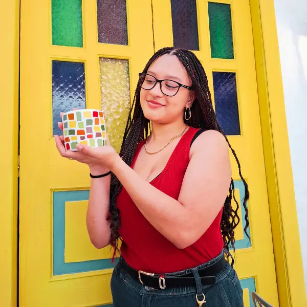 Experiencia huella en mosaico: del caminar al arte