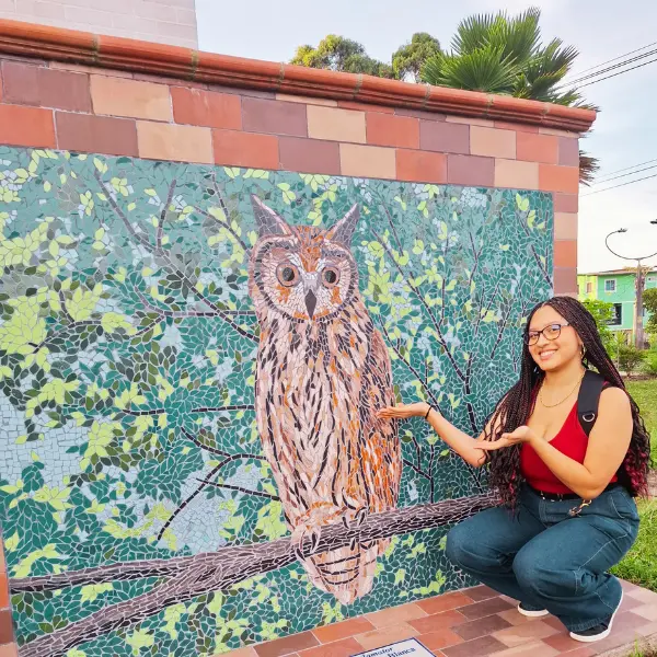 Experiencia huella en mosaico: del caminar al arte