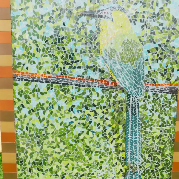 Experiencia huella en mosaico: del caminar al arte